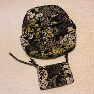 VERA BRADLEY Backpack and Wallet
